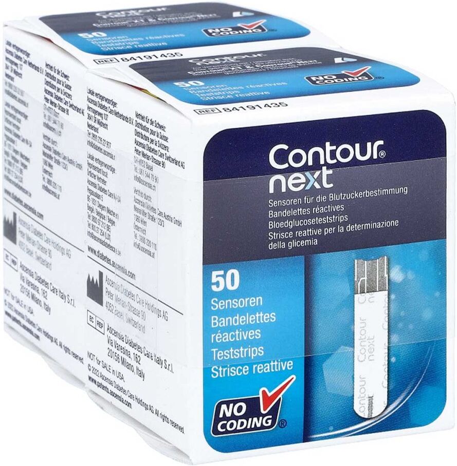 Contour next Sensoren Teststreifen