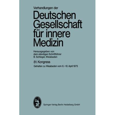 81. Kongreß, Set von K. Miehlke, Bergmann, J F, 978-3-8070-0295-8