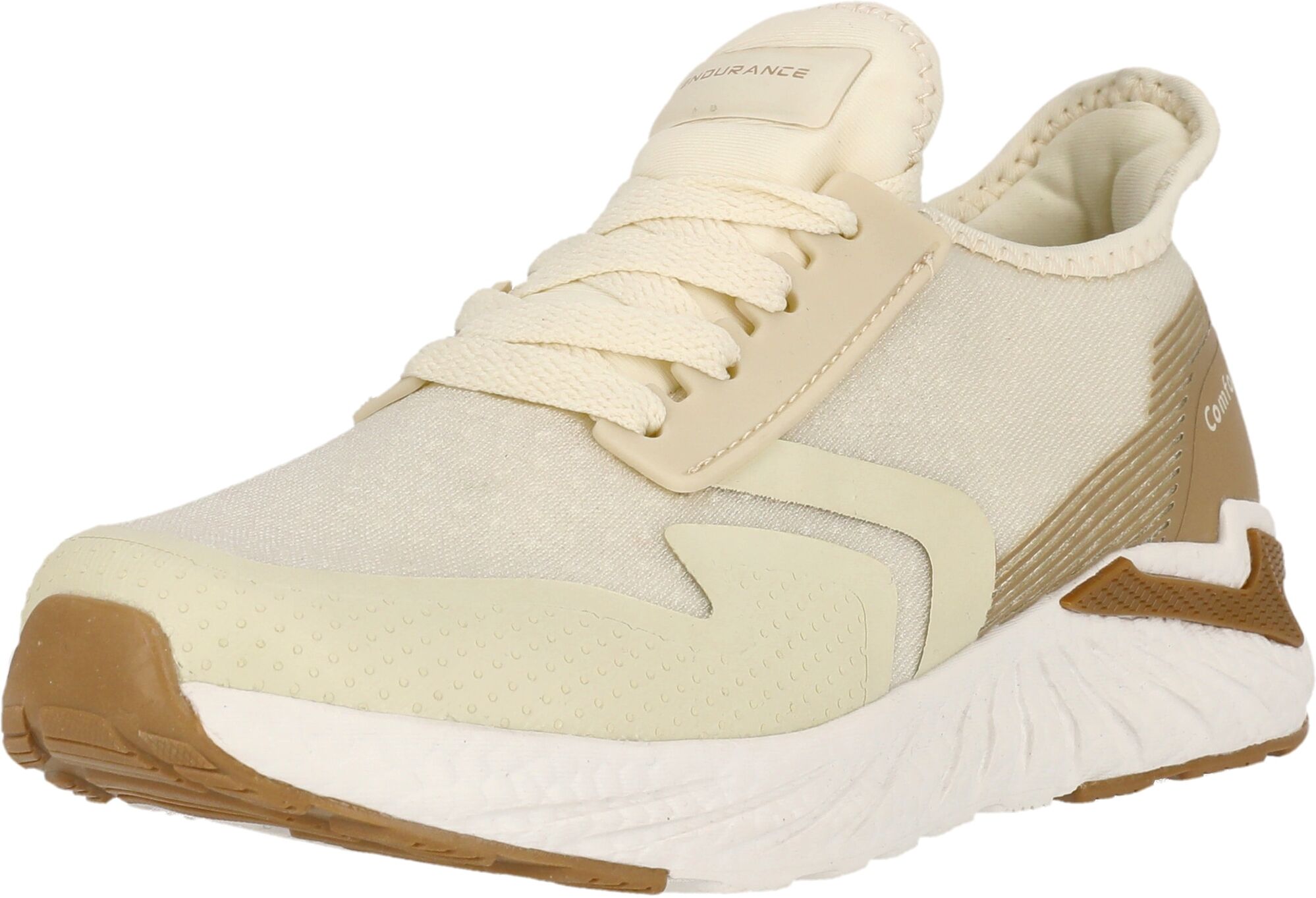 Sneaker ENDURANCE "Lavender", Damen, Gr. 38, beige, Kunstfaser, Lederimitat, Schuhe Sneaker, mit leichtgewichtigem Gehgefühl