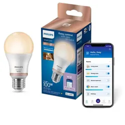 PHILIPS WiZ Smart LED A60 E27 12,5W wie 100W 1521lm 2700–6500K dimmbar Matter