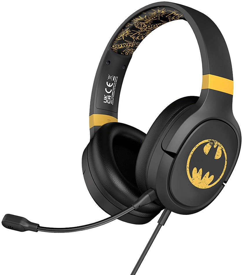 OTL Over-Ear Gaming Headset Pro G1 m. Aftagelig Mikrofon - Batman - Sort