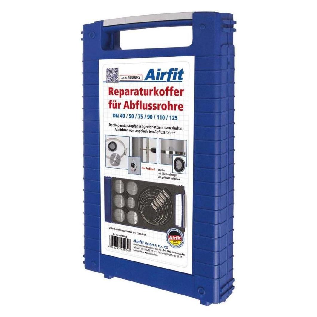 Airfit Reparaturkoffer DN 40/50/75/90/110/125, f Abwasserrohre (45000RS)