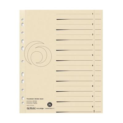Herlitz Trennblatt A4 chamois 10er Set