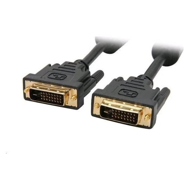 C-Tech Kabel pÅípojný DVI-DVI, M/M, DVI-D, dual link (1.80 m) (CB-DVI-18-B)