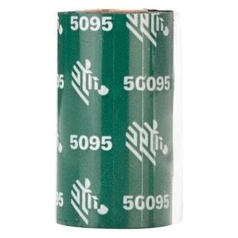 Zebra Resin Ribbon, 57mmx74m (5.70 cm, Schwarz, Grün, Weiss) (05095ZD25707)