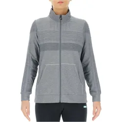UYN Natural Training Full-Zip Funktionsshirt Damen grey melange M