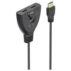hama 00205323 4K HDMI™-Umschalter 2x1, 2x HDMI™-Buchse - 1x HDMI™-Stecker