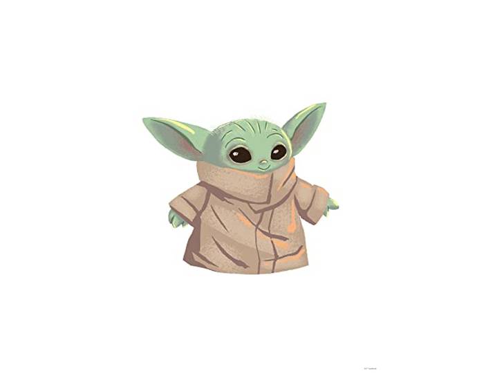 Komar Poster mural The Child Cutie - 50 x 70 cm Sans cadre - Star Wars