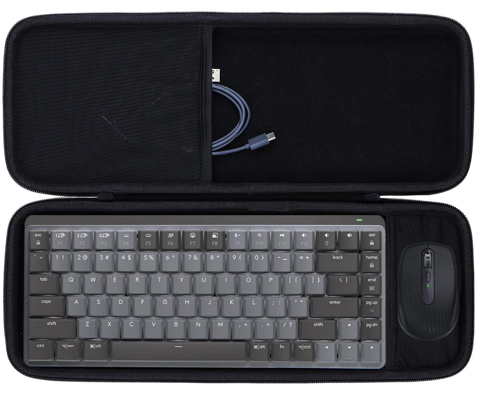 Selius Hard Travel Case voor Wireless Keyboard en Compact Mouse Combo