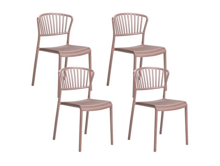 GARTENSTUHL 4er-Set Braun Gela