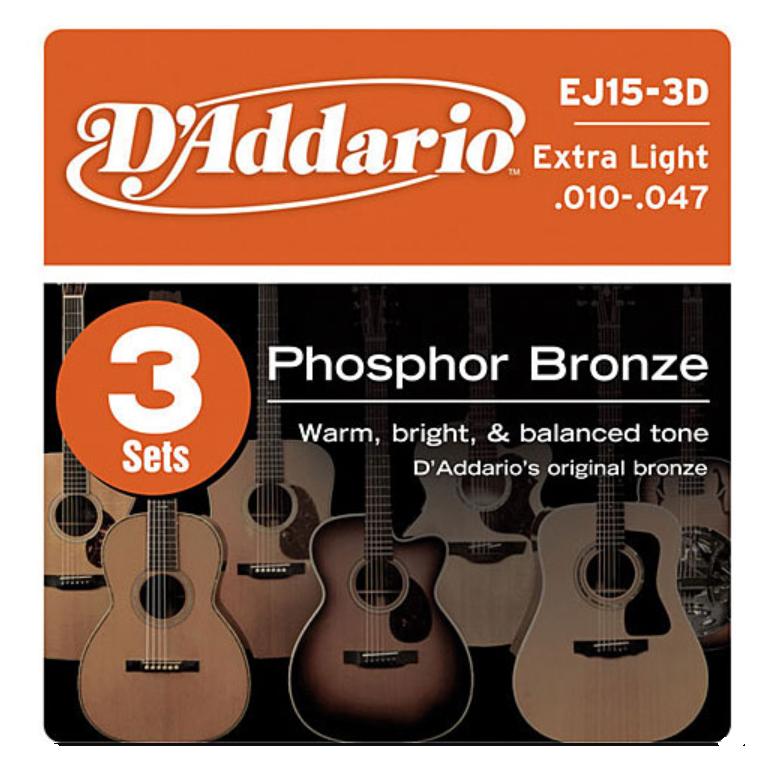 D'Addario Ej15-3d (6x, Gitarre, 0.05") (EJ15-3D)