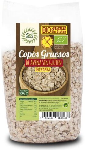 Sol Natural Oats Thick Gluten Bio 500 gr 500 gr