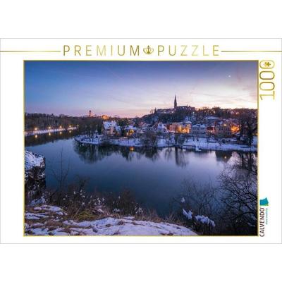 CALVENDO Puzzle Giebichenstein und Kröllwitz in Halle | 1000 Teile Lege-Größe 64x48cm Foto-Puzzle für glückliche Stunden