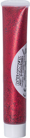 Glitzer-Gel "Grob", rot