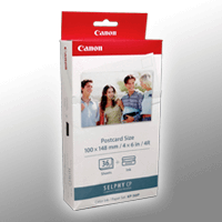 Canon Papier KP-36IP f. CP 100-400 36 Blatt 10 x 15 cm incl. Color Cartridge 7737A001