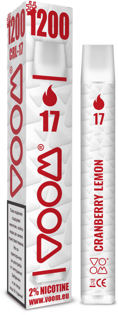 VOOM #1200 17 Cranberry Lemon - 2% nicotine - 1  single unit