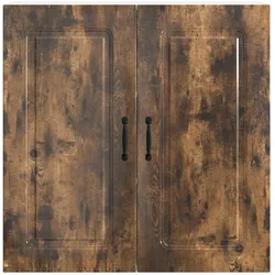 vidaXL, Regal, Qusonville (1x Wandschrank (2 Türen) 80 cm breit 80 cm hoch) (80 x 31 x 80 cm)