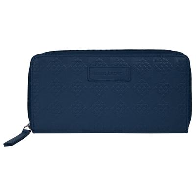 Geldbörse BRUNO BANANI "BRUNO BANANI Damen echt Leder", Damen, blau, Leder, Kleinlederwaren, echt Leder