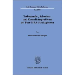Stüttgen:Tatbestands-, Schadens- und Ka, Fachbücher von Alessandra Isabel Stüttgen