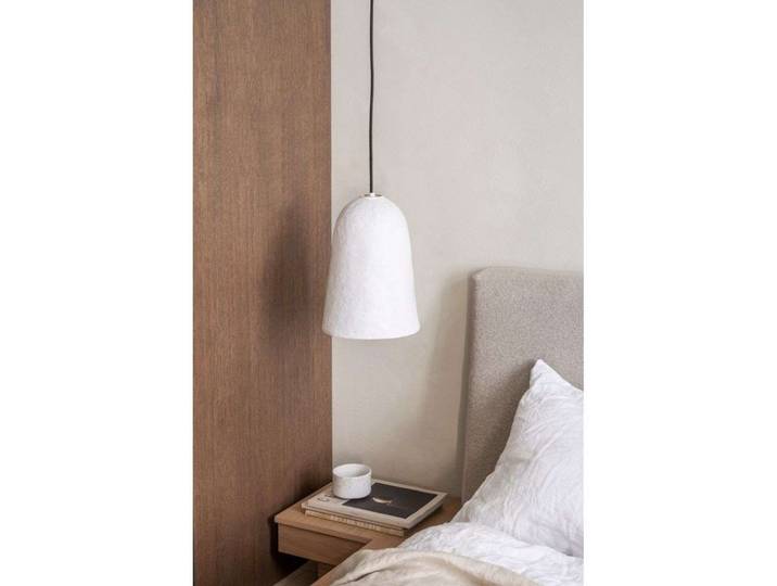 Suspension Tulip en coton moulé blanc - Watt & Veke - Salon / séjour - Scandinave - Tissu / textile - À ampoule unique