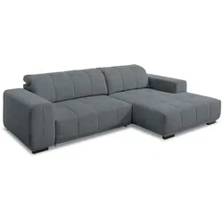 SOMETA Ecksofa Alvin Stoff Grau