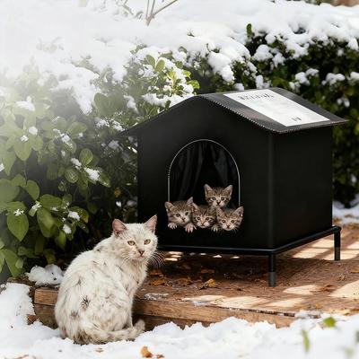 Uplift Essentials All Weather Insulated Outdoor Cat Shelter m