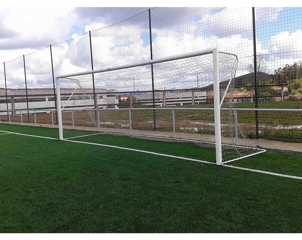 Paar Basen für Fußball 11 Tore zum Aufrollen des Netzes