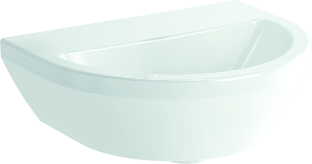 VitrA Integra Handwaschbecken 7065L003-0016 45x36cm, weiß, ohne Überlauf/ohne Hahnloch