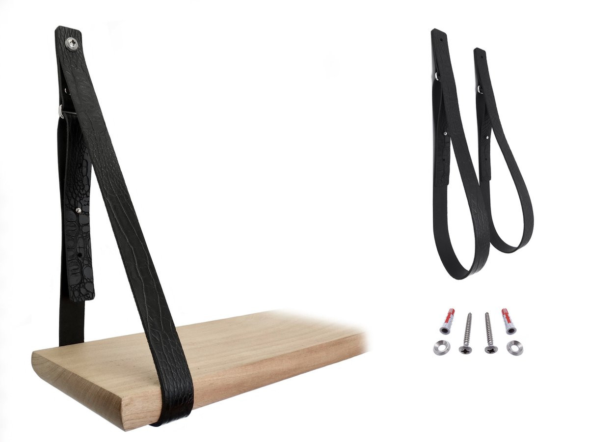 NOOBLU plankdragers Croco print Croco black