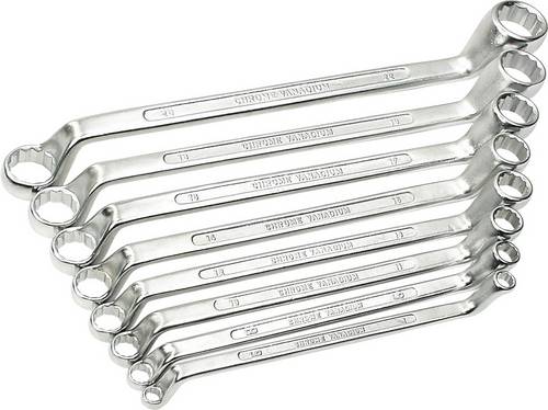 Brüder Mannesmann M 140-08 DIN Doppel-Ringschlüssel-Satz 8teilig Schlüsselweite (Metrisch) 6 - 22mm