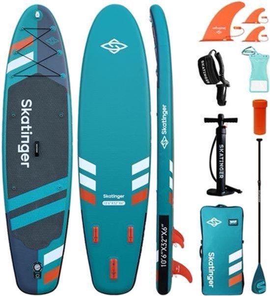 SUP-Board, 10'6'' Allround - 320x81x15 cm - PVC - Komplett mit Paddel und Zubehör