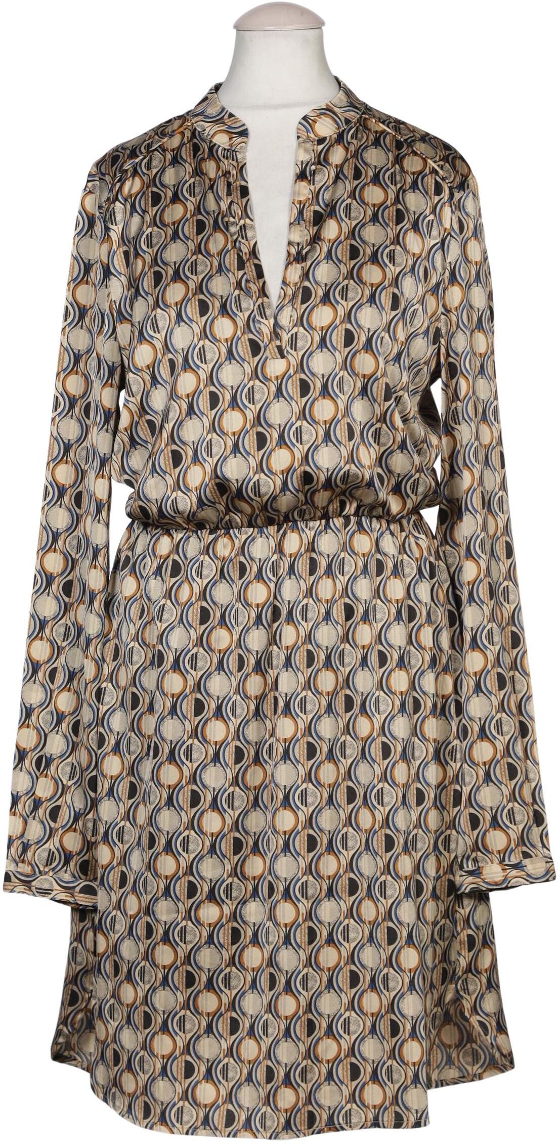 Anonyme Designer Damen Kleid, Mehrfarbig, Gr. S, Synthetik - Second Hand
