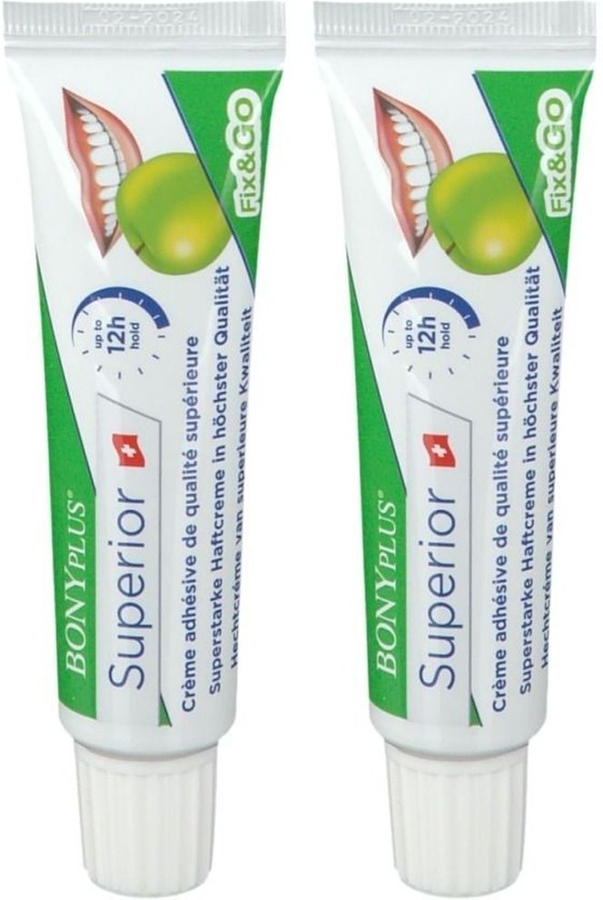 Bonyplus Haftcreme Superst x2 2x40 g Creme