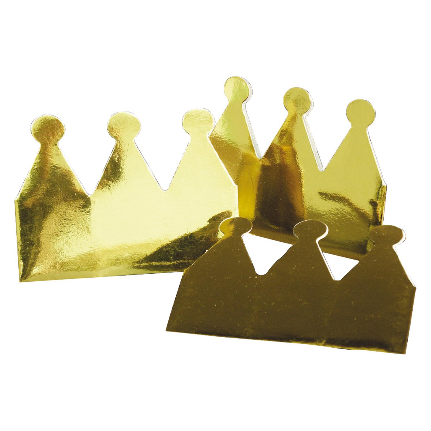 Haza Witbaard Kronen gold Metallic, 6pcs. (6 Stk.) (21206712)