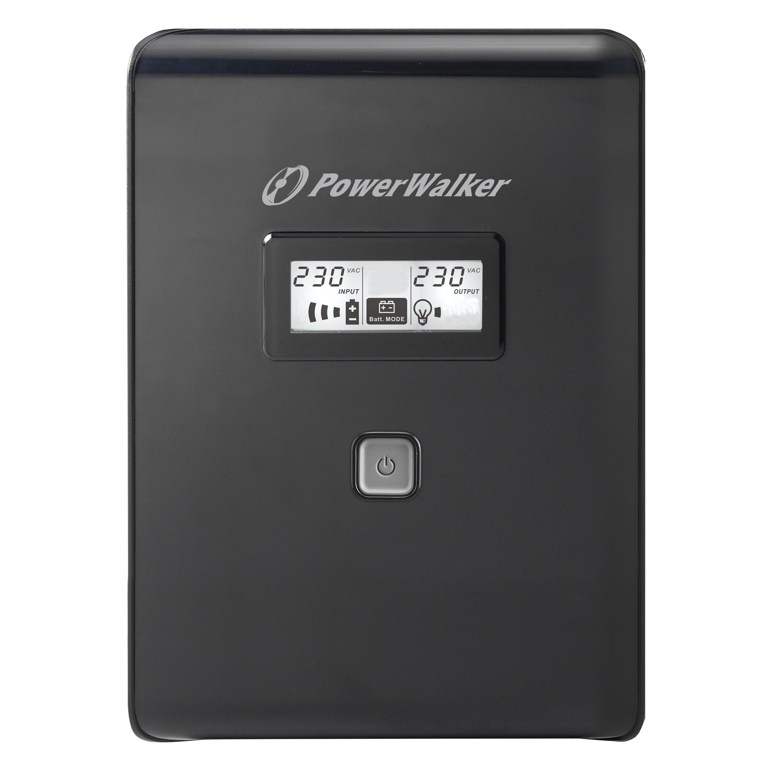 Powerwalker VI 1500 LCD USV (1500 VA, 900 W, Line-Interaktiv USV) (10120019)