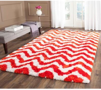 SAFAVIEH Handmade Barcelona Shag Audra Polyester Rug