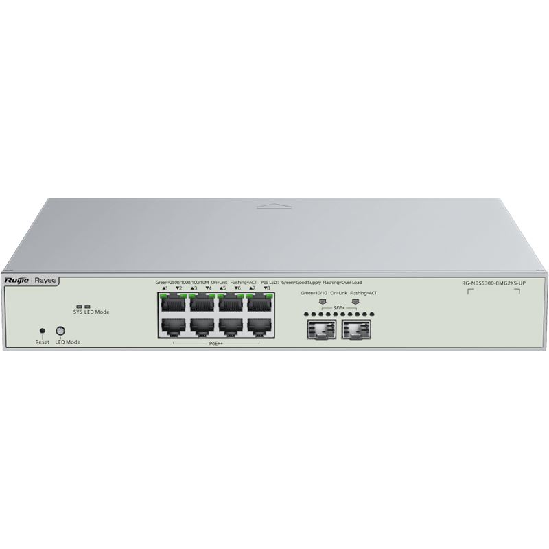 Reyee RG-NBS5300-8MG2XS-UP L3 Cloud Managed Switch