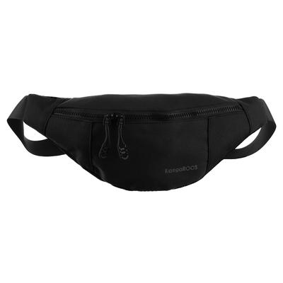 Bauchtasche KANGAROOS "Waistbag", Damen, Gr. B/H/T: 38cm x 15cm x 8cm, schwarz, Polyester, Polyurethan, Taschen, Waistbag