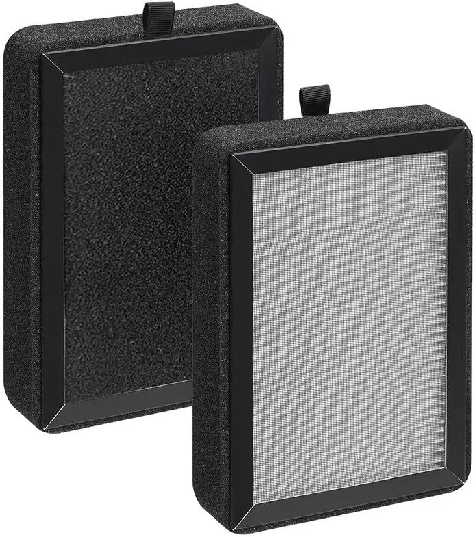 INF 2er-Pack Schwarze Filter Ersatz kompatibel mit LG Mikrowellen Kohle HEPA Luftfilter 5230W1A003A