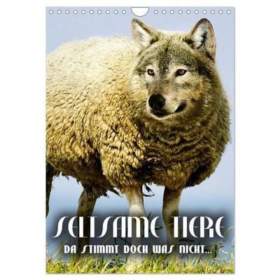 Seltsame Tiere - da stimmt doch was nicht... (Wandkalender 2027 DIN A4 hoch), CALVENDO Monatskalender