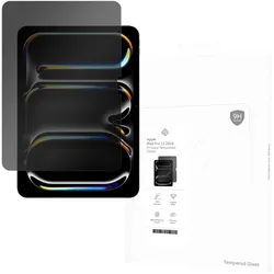 Cazy Privacy Schutzglass Displayschutz Glass (1 Stk., Apple iPad Pro 11 2024), Tablet Schutzfolie