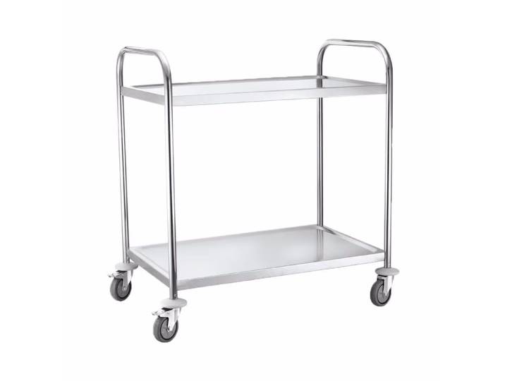 Hendi Servierwagen 810002 Gastro-Transport – Gastro Inventar/Gastro Einrichtungen – edelstahl