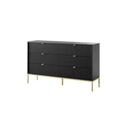 Kommode   ¦ schwarz ¦ Maße (cm): B: 154 H: 91