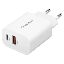 Intenso 30W USB-A, USB-C Ladegerät, weiß