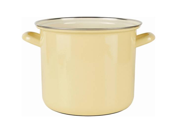 Riess Kochtopf Classic bunt, Gelb, 4 l, backofengeeignet, kratzfest, hitzebeständige Griffe, Kochgeschirr, Töpfe, Kochtöpfe