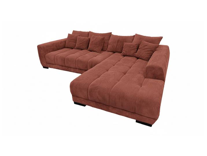 Ecksofa Cord rost elektrisch ausfahrbar 300 cm - OT rechts - ARTEMIS