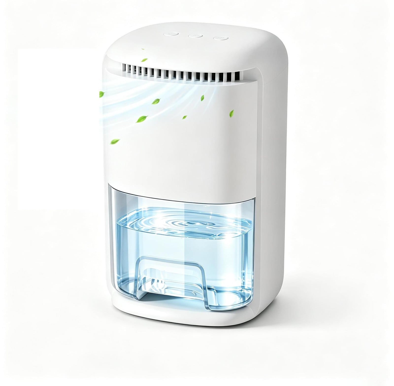 Lustrens Compacte elektrische luchtontvochtiger 1000 ml met timer en automatische uitschakeling