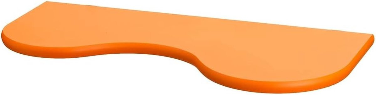 Zwevende Muurplank van Gelakt MDF - Oranje - 76 x 26 cm