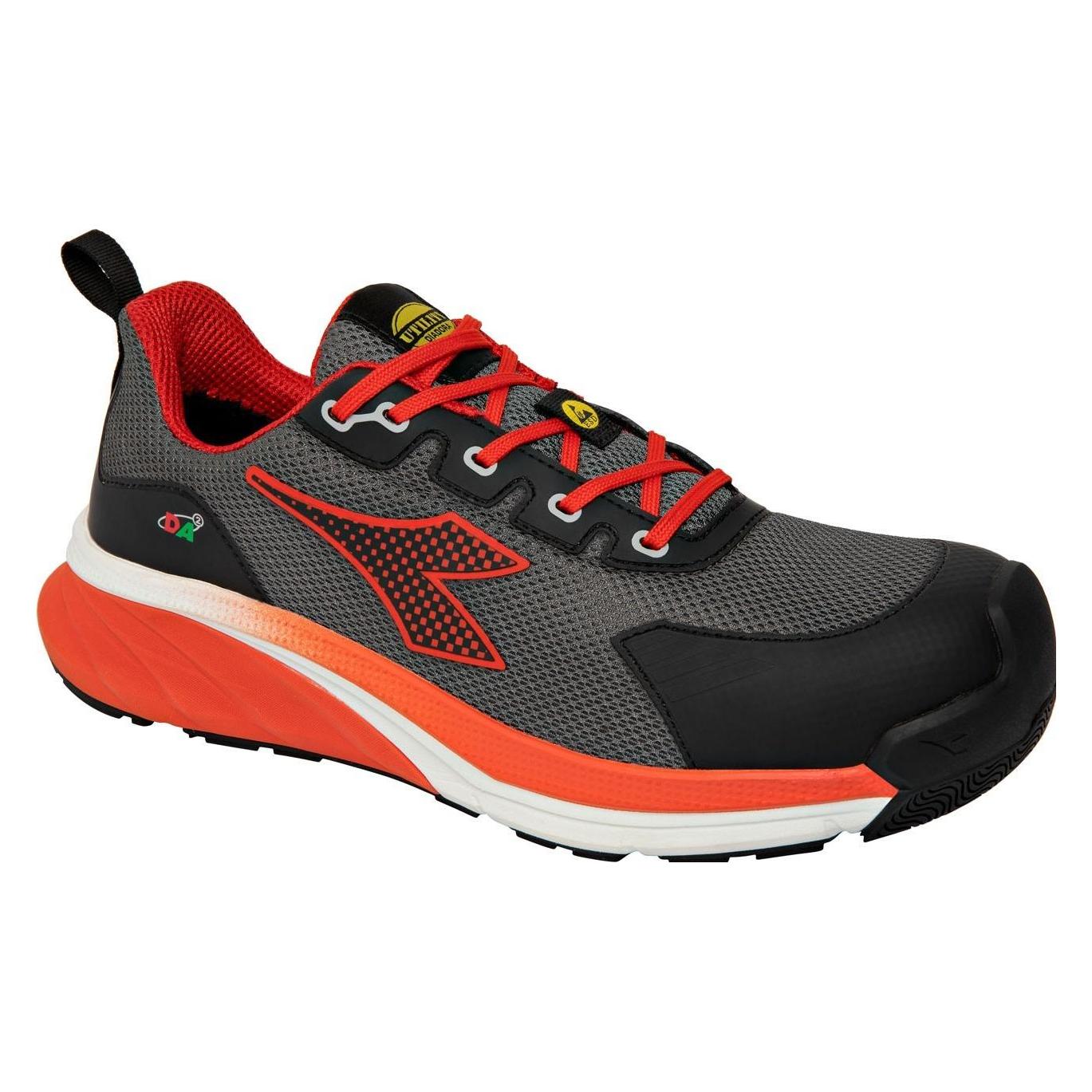 Diadora Werkschoen VORTEX DA2 LOW S1PS 182043 | Antraciet/Rood | Maat 40 - 8054795149231 (40) (65565441)