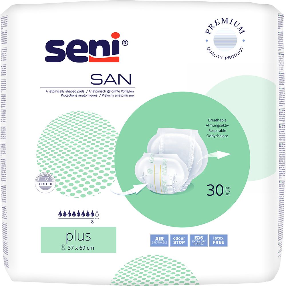Seni San Inkontinenzvorlage plus 30 St Beutel